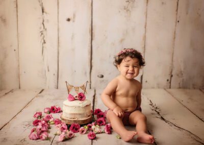 Baby Girl Cake Smash | Masterpiece Session