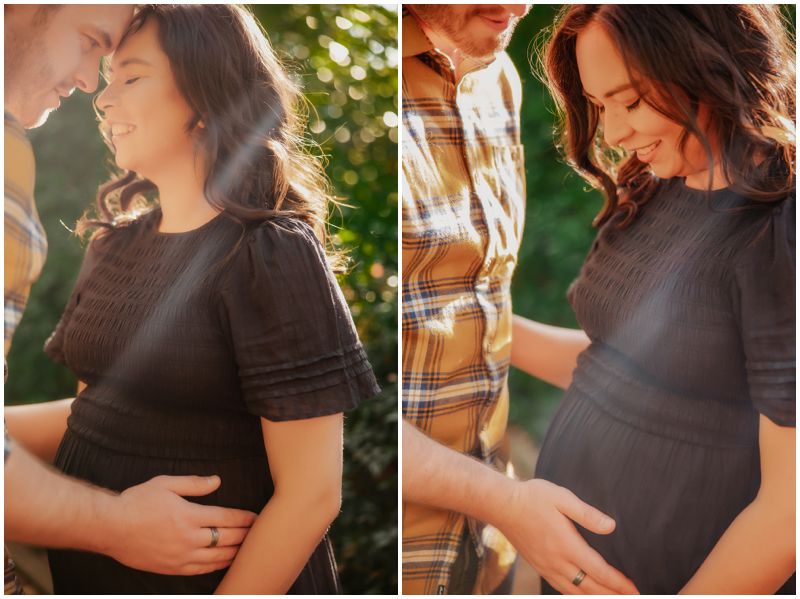 Sunlit Smiles - Intimate Canberra Maternity Photoshoot