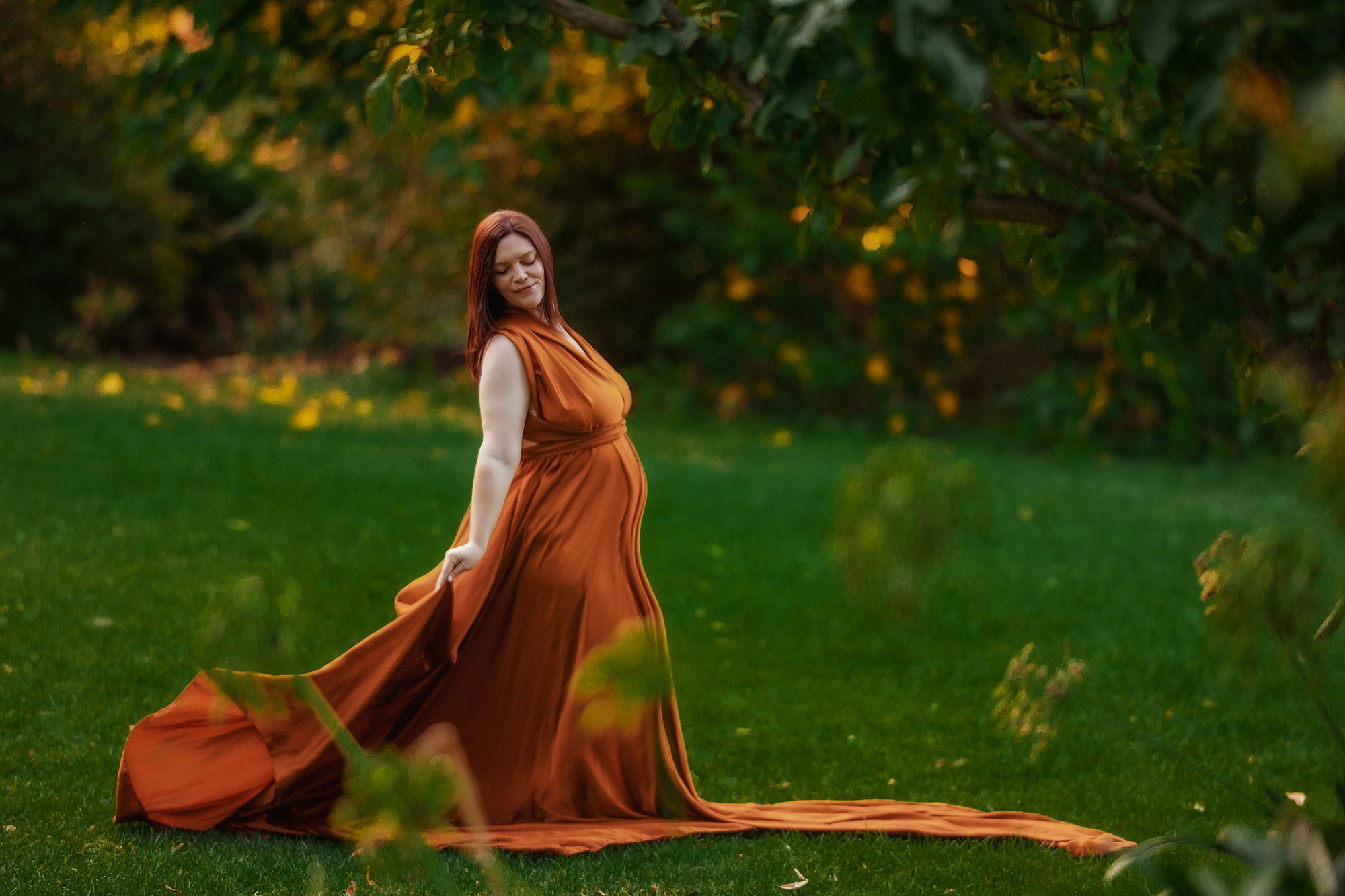 Sunset Glow - Outdoor Canberra Maternity Photography