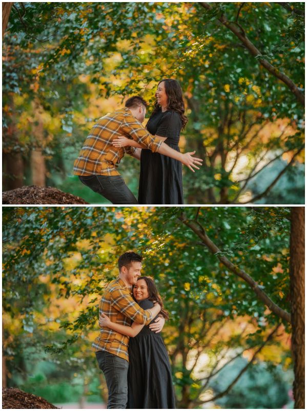 Autumn Embrace - Playful Canberra Maternity Session in the Park
