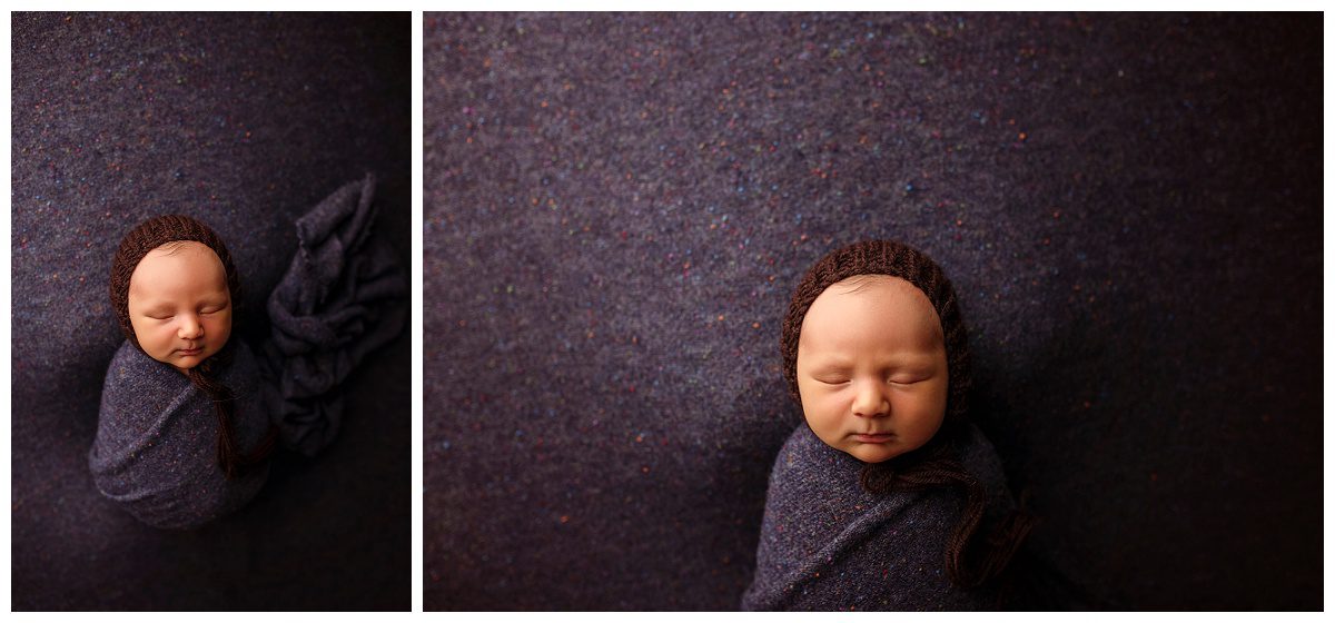 Baby Boy In Blue Canberra Newborn Photo Shoot_0009