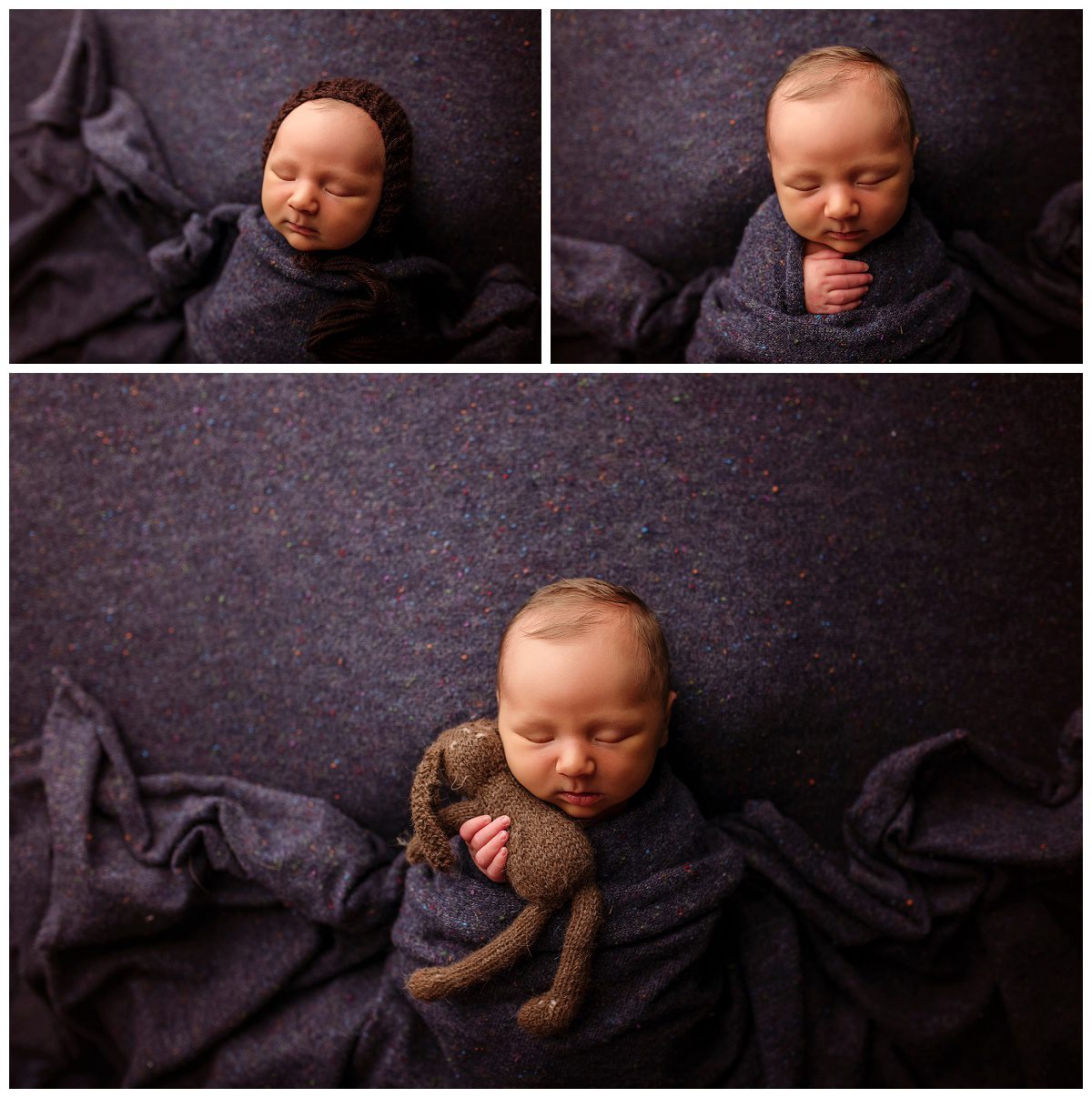 Baby Boy In Blue Canberra Newborn Photo Shoot_0010
