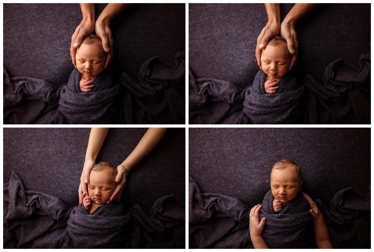 Baby Boy In Blue Canberra Newborn Photo Shoot_0011