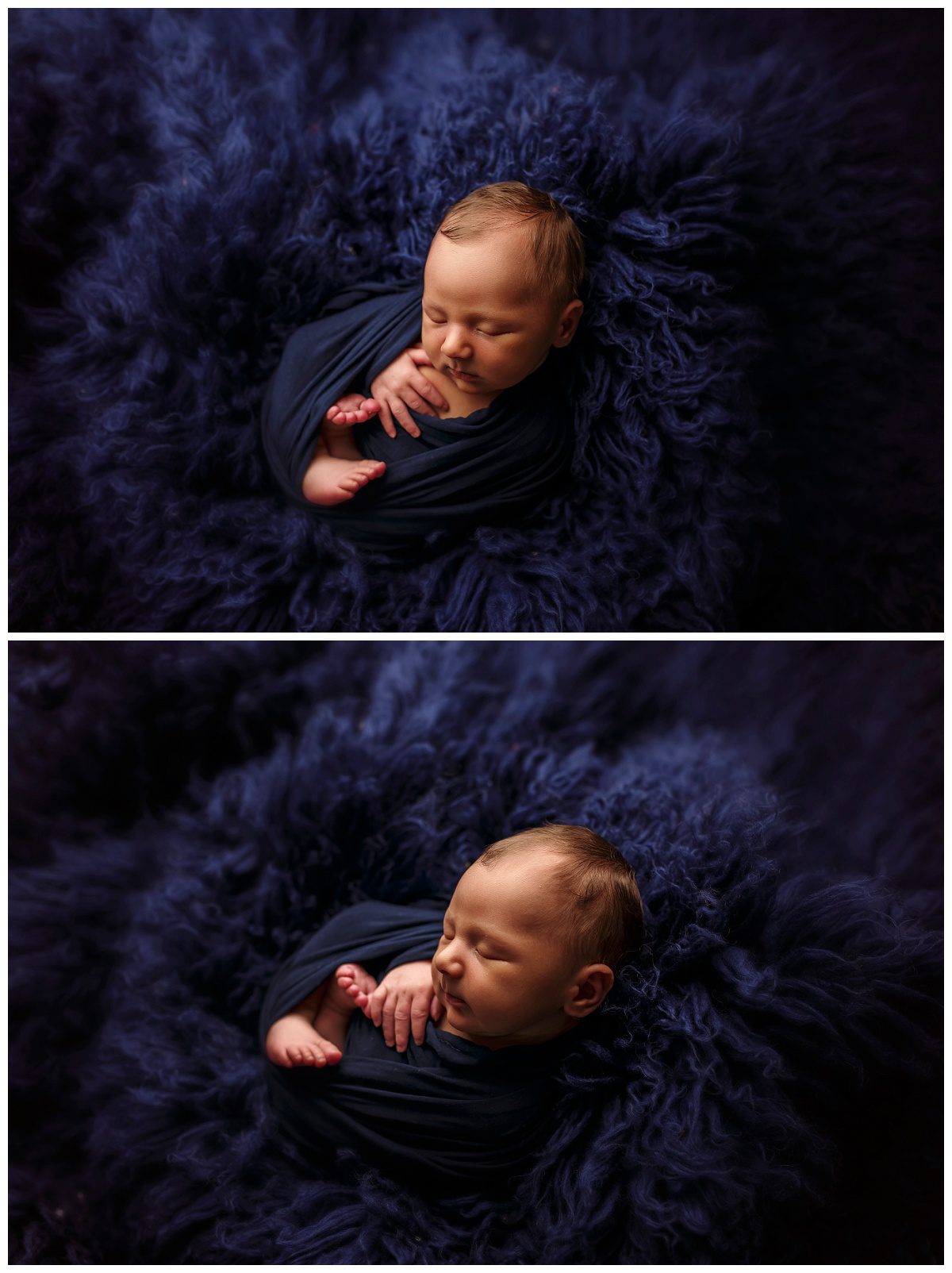 Baby Boy In Blue Canberra Newborn Photo Shoot_0012