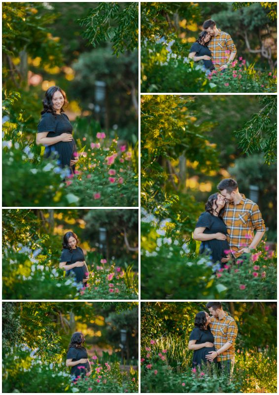 Canberra Maternity Photoshoot in Blossoming Gardens