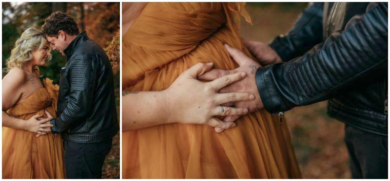 Golden Autumn Elegance - Outdoor Canberra Maternity Photographer Captures Stunning Mother-to-be_0019