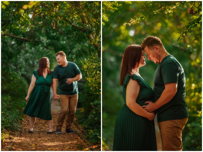 Outdoor Canberra Maternity Photography - A Loving Stroll in the Forest