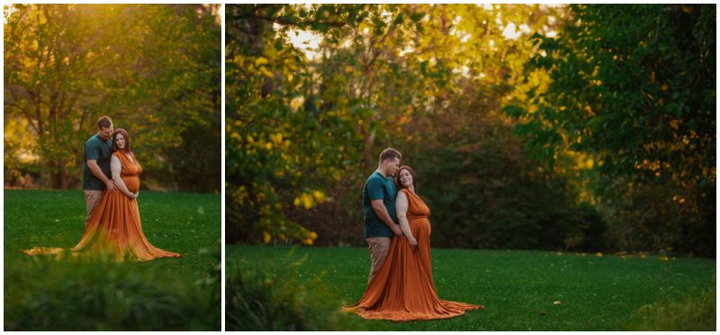 Sunset Embrace - Outdoor Canberra Maternity Photography