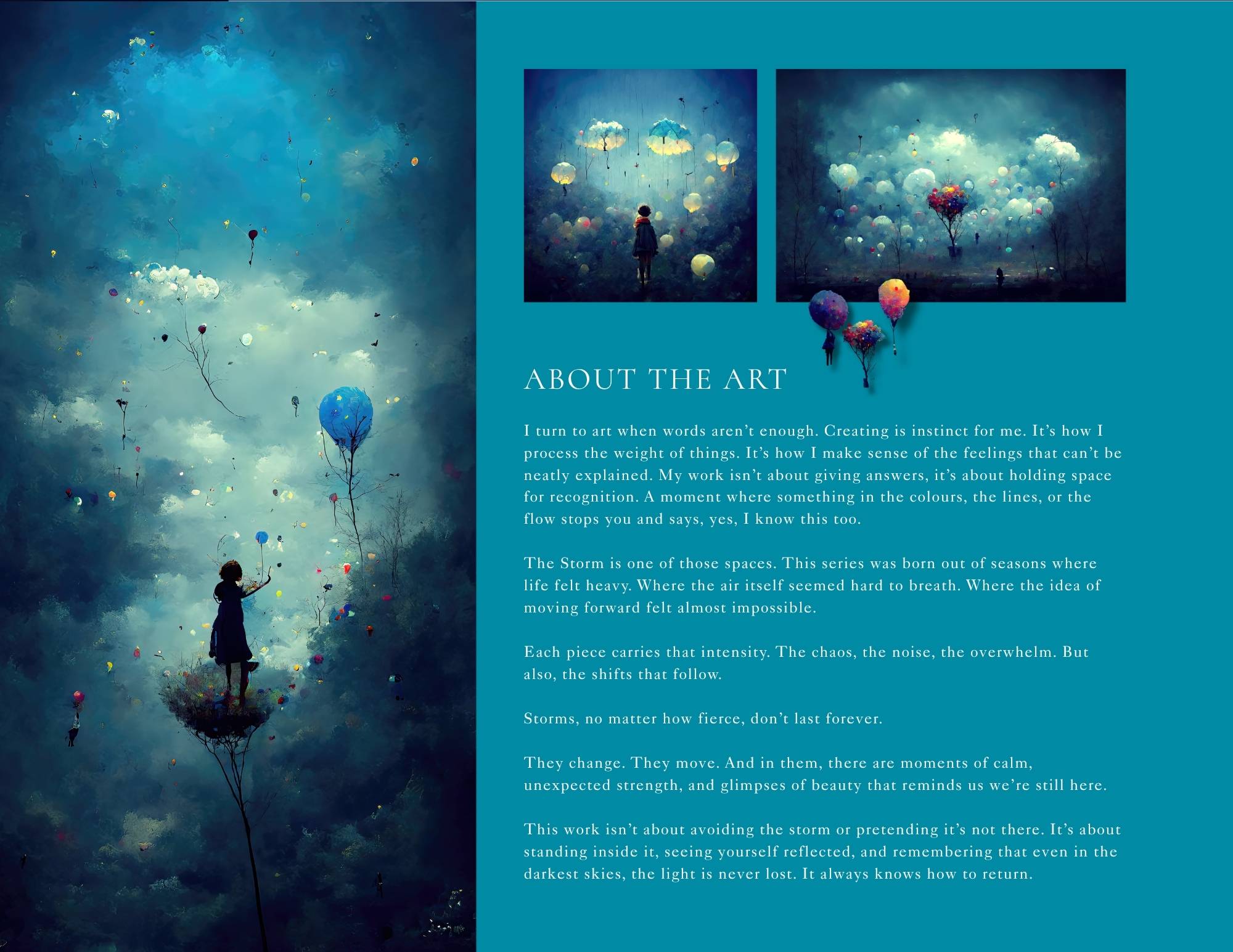 Cover of the Art Book The Storm By Janet Gerrard